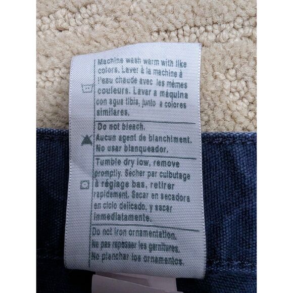 Carhartt Carpenter Pants Mens 32X34 Navy B159 NVY Loose Fit Utility Workwear - Picture 12 of 12